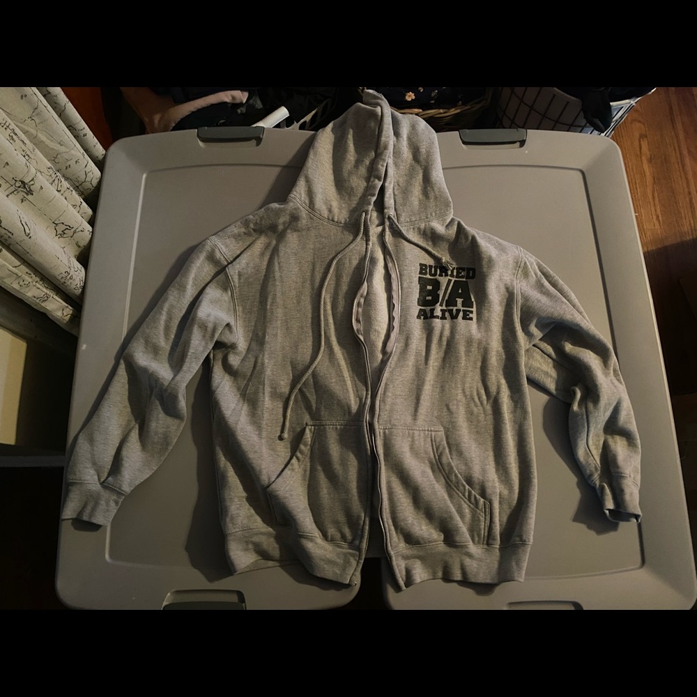 Buried Alive. Zip up hoodie!
